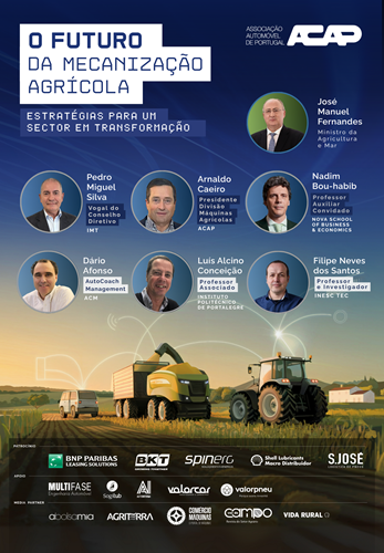 Fórum ACAP revela os oradores que irão debater o futuro da mecanização agrícola