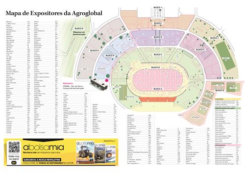 Já pode consultar o mapa detalhado e a lista de expositores da Agroglobal 2025