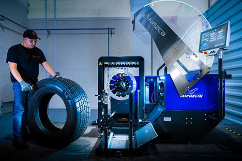 Michelin automatiza reesculturação de pneus com a NAZCA