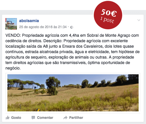 Partilha no facebook da abolsamia